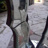 1930s mirrored pedestal table