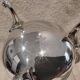 Silver-plated metal milk jug/creamer by Christofle Marly, rocaille style