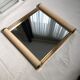 Art Deco aperitif tray, painted wood and gold metal