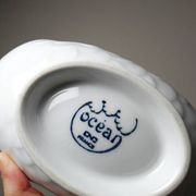 White porcelain sauce boat fish Ocean France, 1970s-1980s