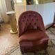 Vintage padded toad armchair
