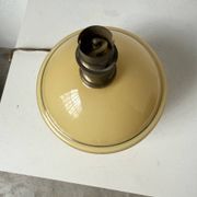 Lampe de table opaline Art Déco tchécoslovaquie