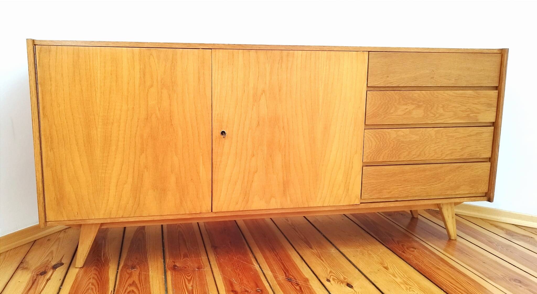 Czechoslovakian Sideboard by J. Jiroutek for Interier Prague, 1960s