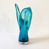 Art Deco Murano glass trilobe vase