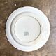 K&G Lunéville round dish in green and pink ironstone, "Roland" service