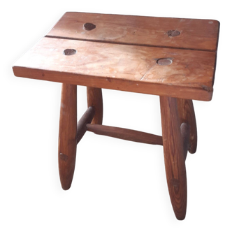 Ancien Tabouret de ferme