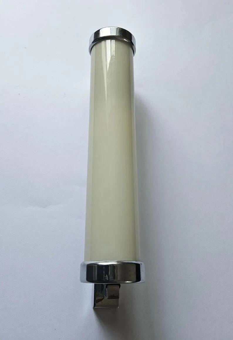 Rare Chrome design Bauhaus, Art Deco, Functionalism Wall Lamp, 1930s