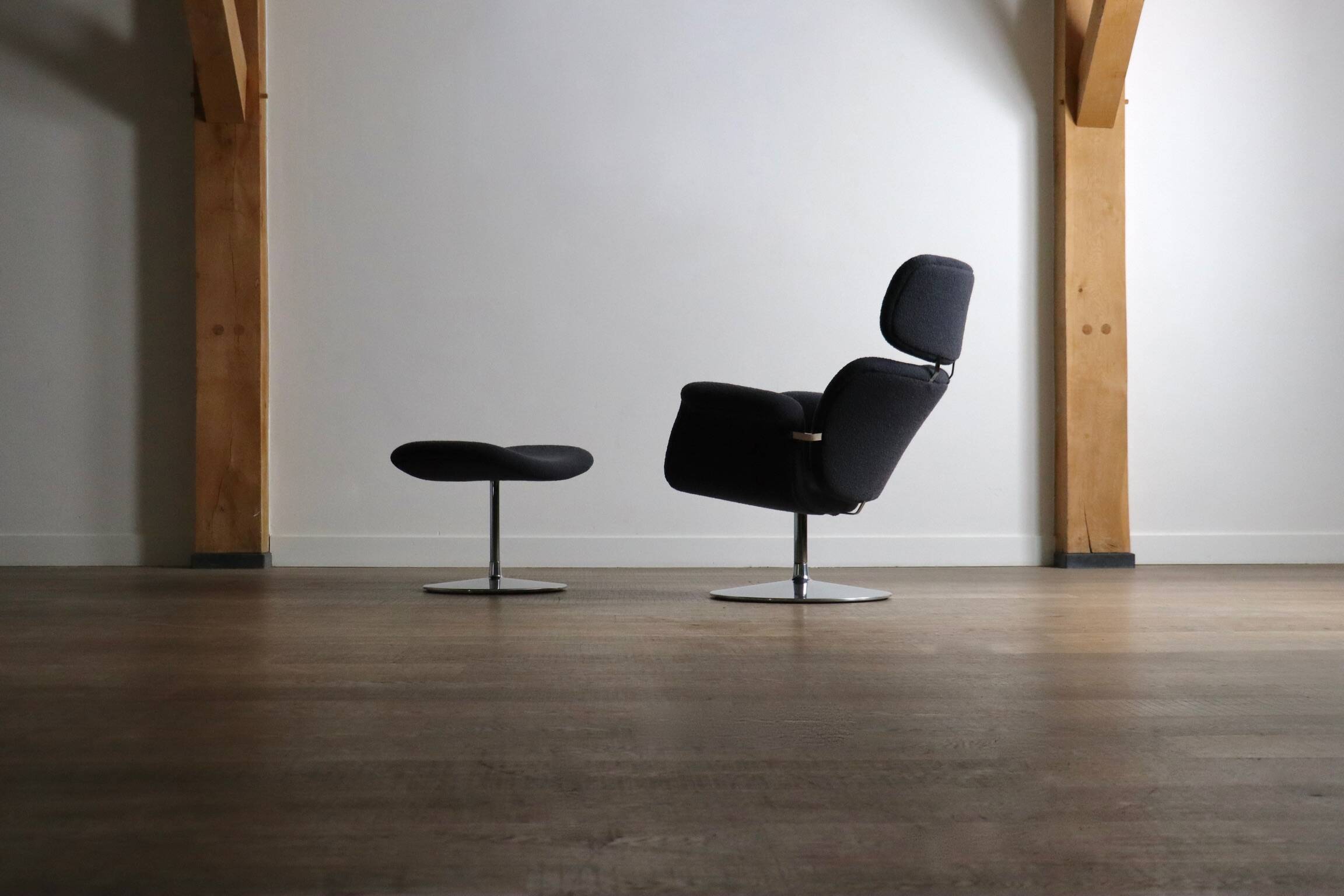 Artifort F545 Big Tulip With Ottoman By Pierre Paulin