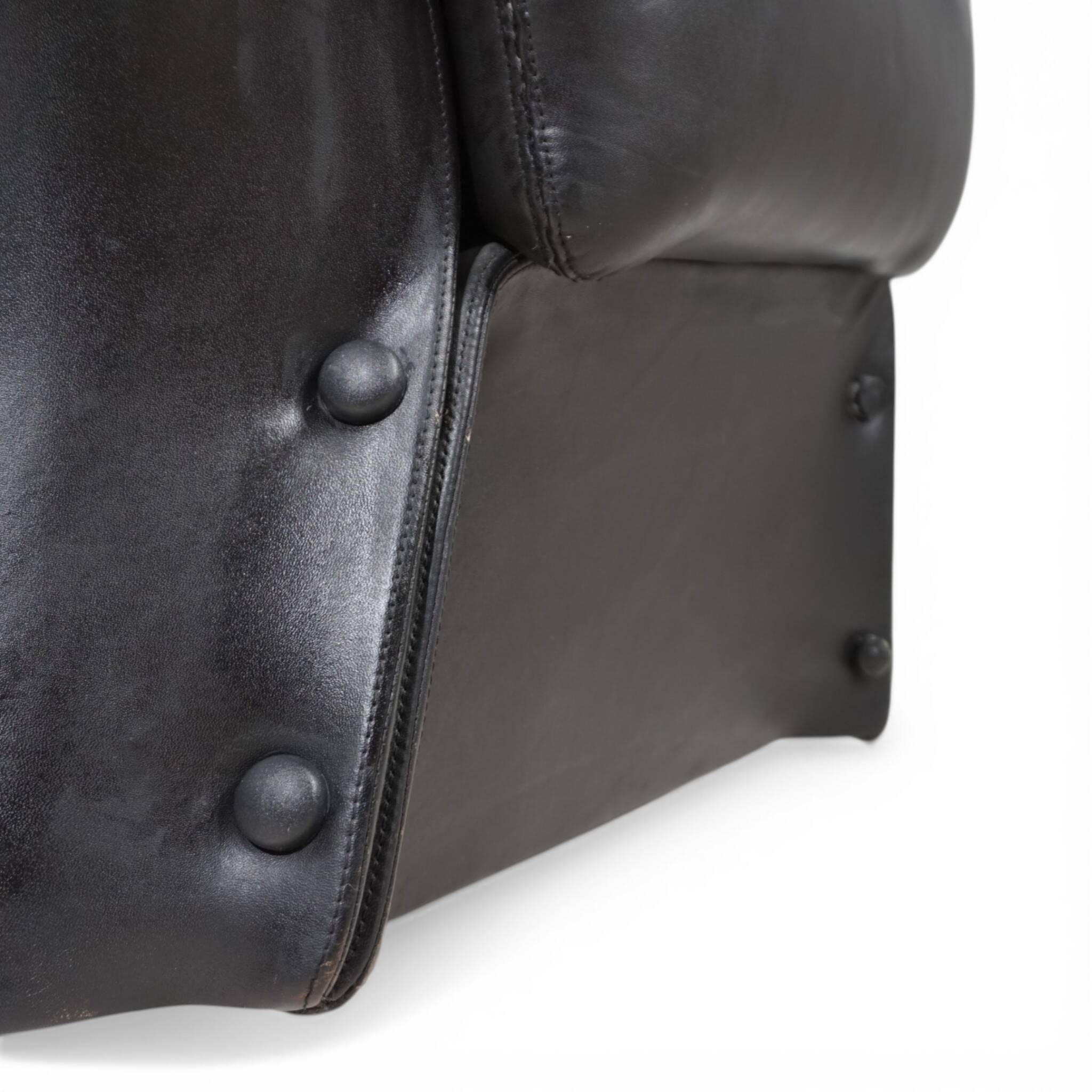 Carl Straub Leather Lounge Chair, 1970