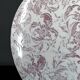 Lampe en céramique, Email craquelé, Shabby Chic, XXe