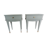 Two vintage bedside tables