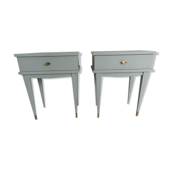 Two vintage bedside tables