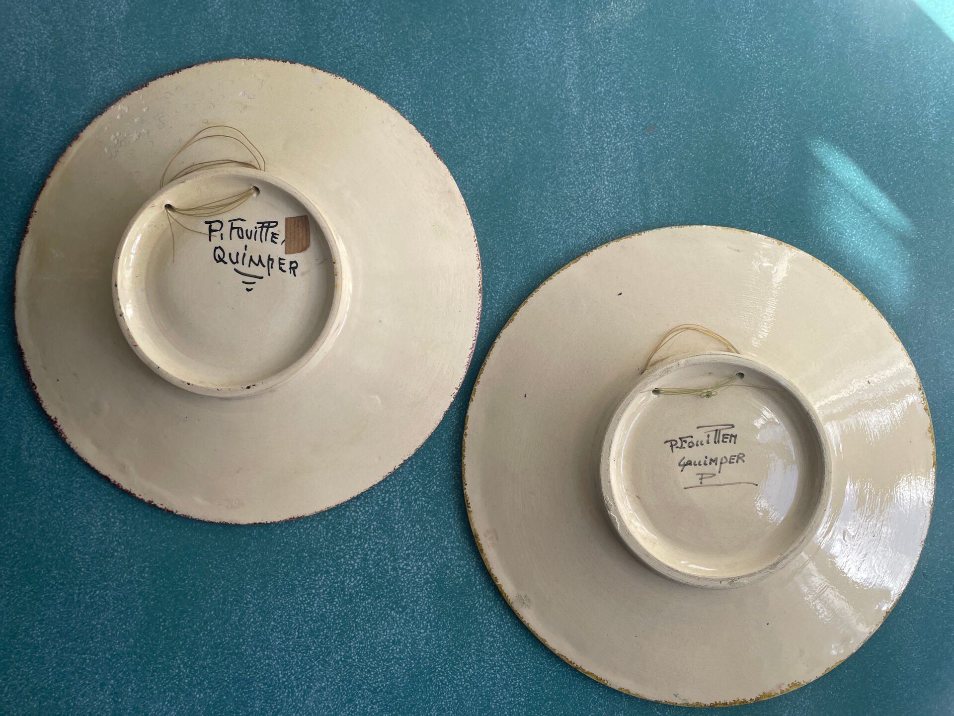 Lot de 2 assiettes Paul Fouillen