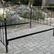 Antique bed 140x190 iron and brass