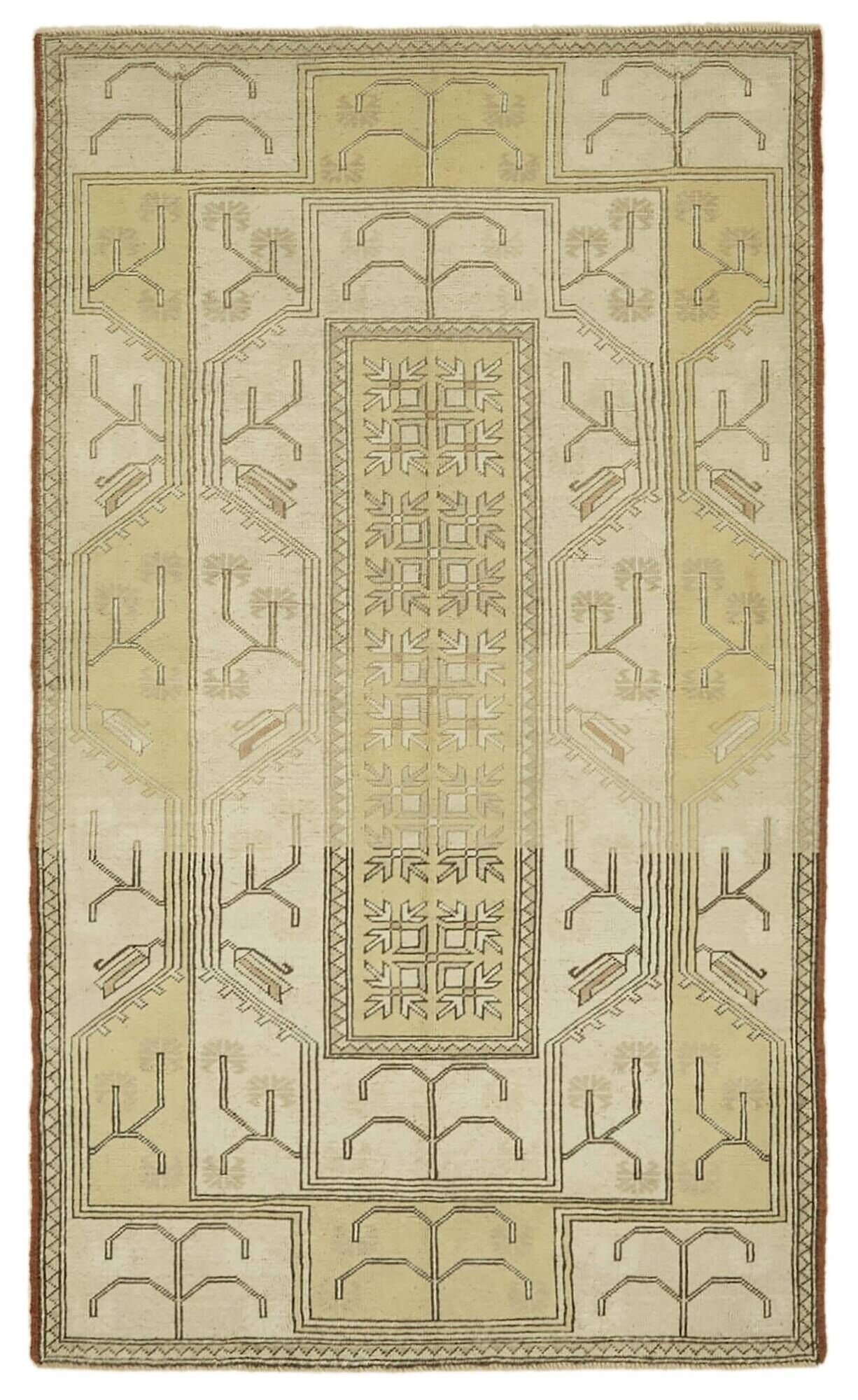 Turkish Vintage Anatolian Rug 120 cm x 215 cm