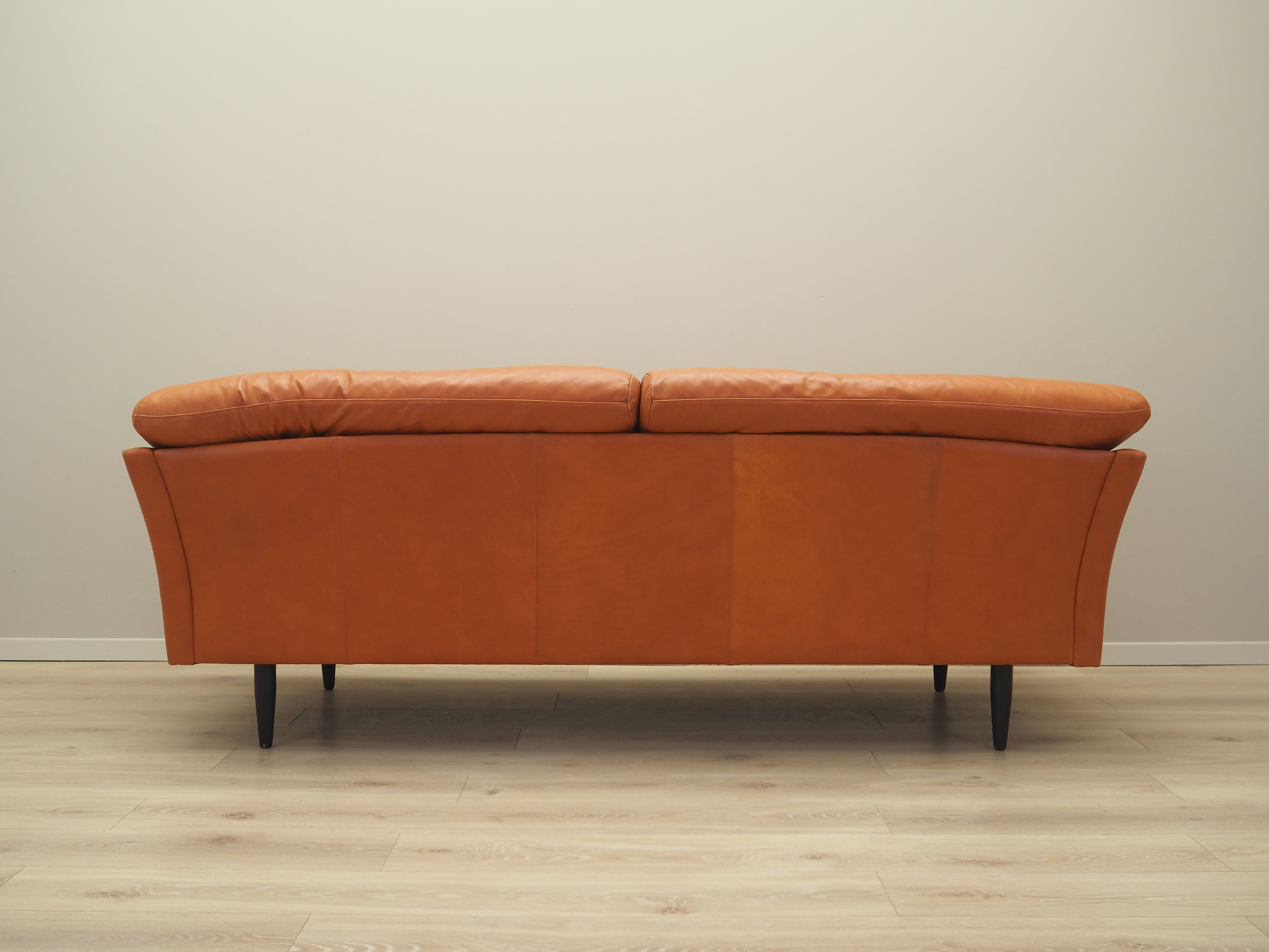 Leather sofa, danish design, 1960s, production: denmark