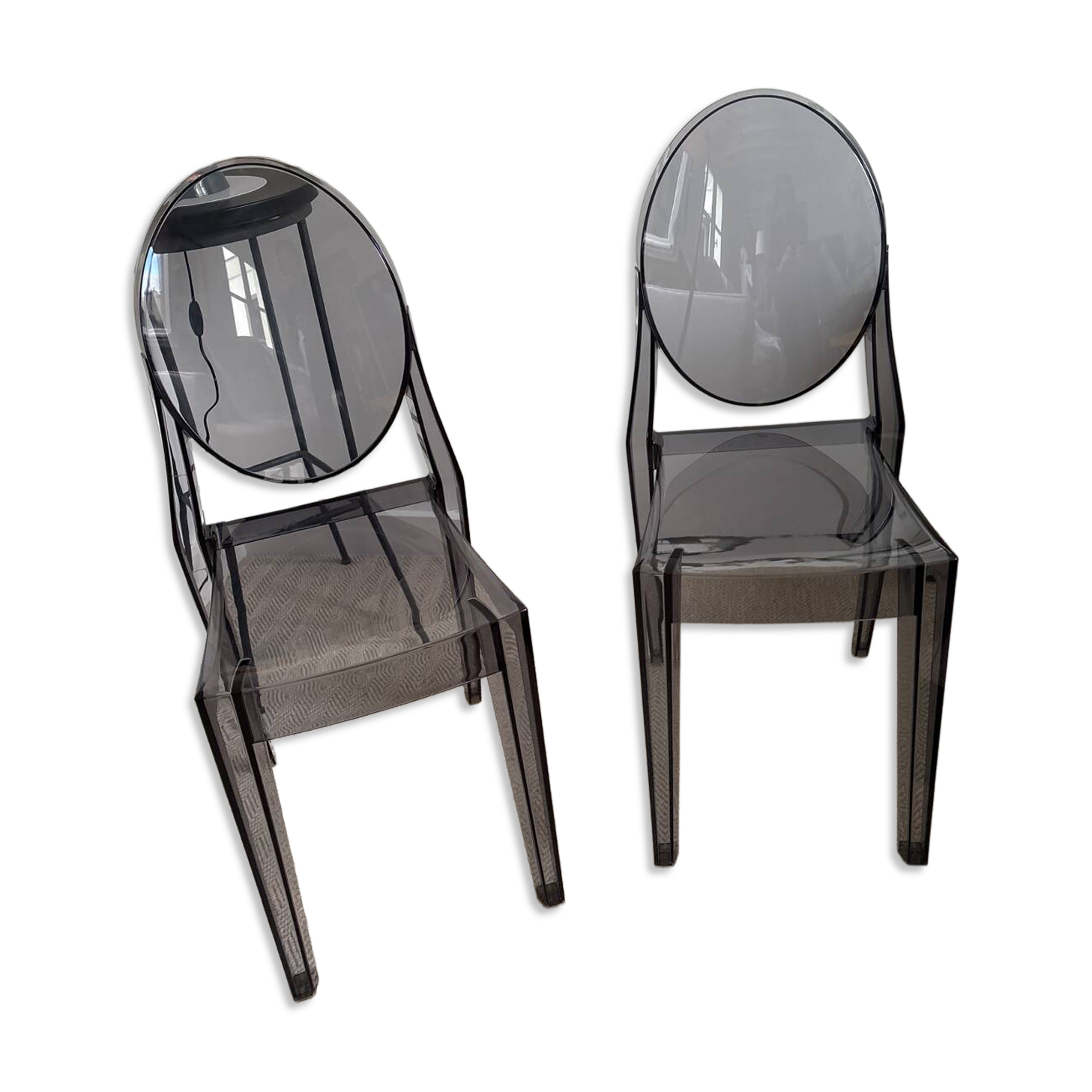 2 Victoria Ghost chairs by PH Stark