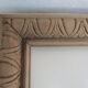 Encadrement ancien en bois naturel pour sujet de 28,5 x 34 cm