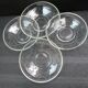 4 coupelles en verre gravé art déco