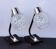 Mid Century Wooden Pair Bedside Lamps made in Germany