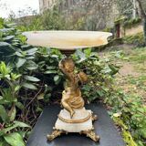 Large bronze and onyx catchall from French Algeria, late 19th century.