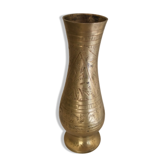 Praticality brass vase