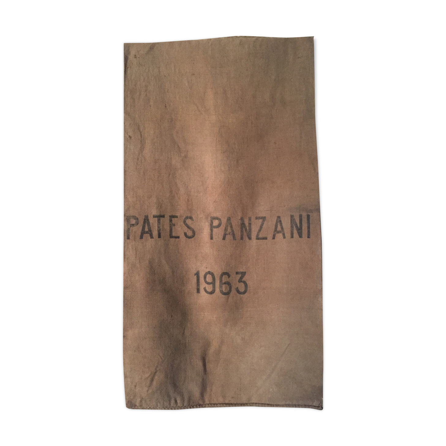 Jute bag, Panzani pasta - 1963