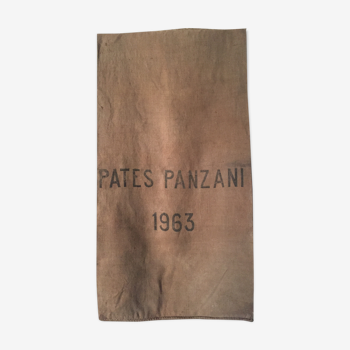 Sac en jute, pâtes Panzani - 1963