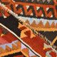 Tapis Kilim Ancien Fait Main – Motifs Géométriques et Symboles Protecteurs
