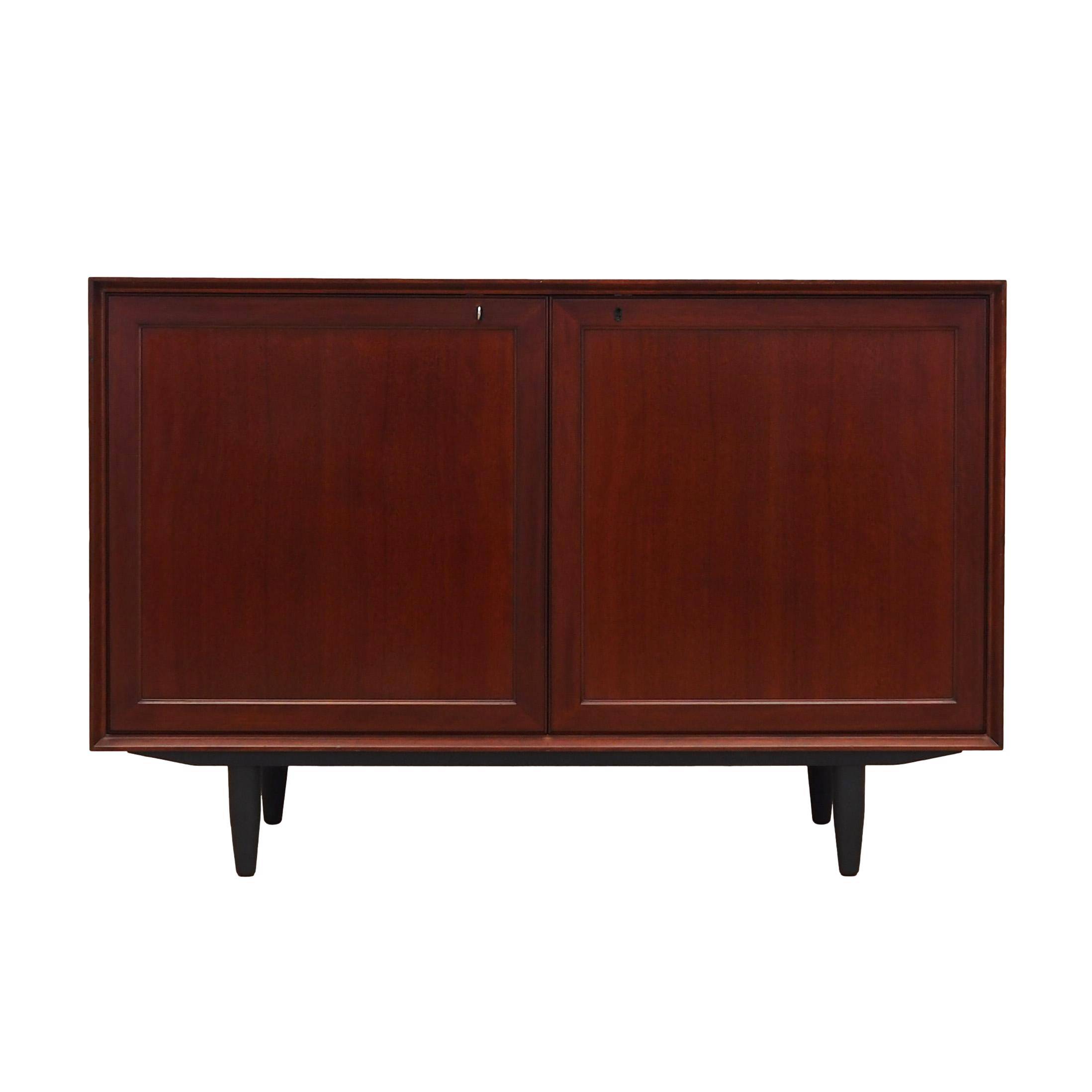 Mahogany cabinet, Danish design, 1970s, manufacturer: PMJ Viby J
