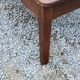 Oak farmhouse coffee table 1 drawer nineteenth century feet bobbins