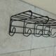 Vintage coat rack Ikea year 80 metal 5 hooks