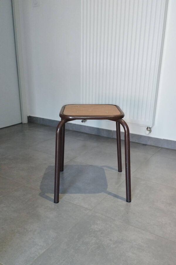 4 tabourets Mullca indus, atelier, école époque vintage