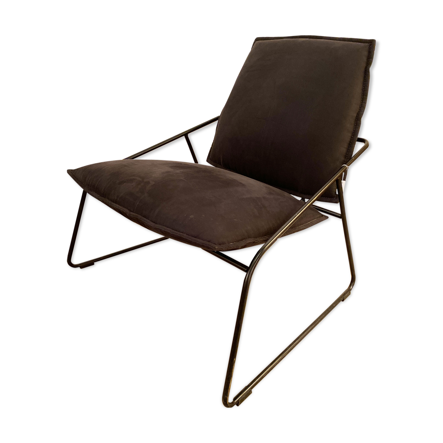 Fauteuil tubulaire noir