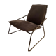 Fauteuil tubulaire noir