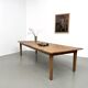 Very large farmhouse table in solid oak, 1950s – L300 cm