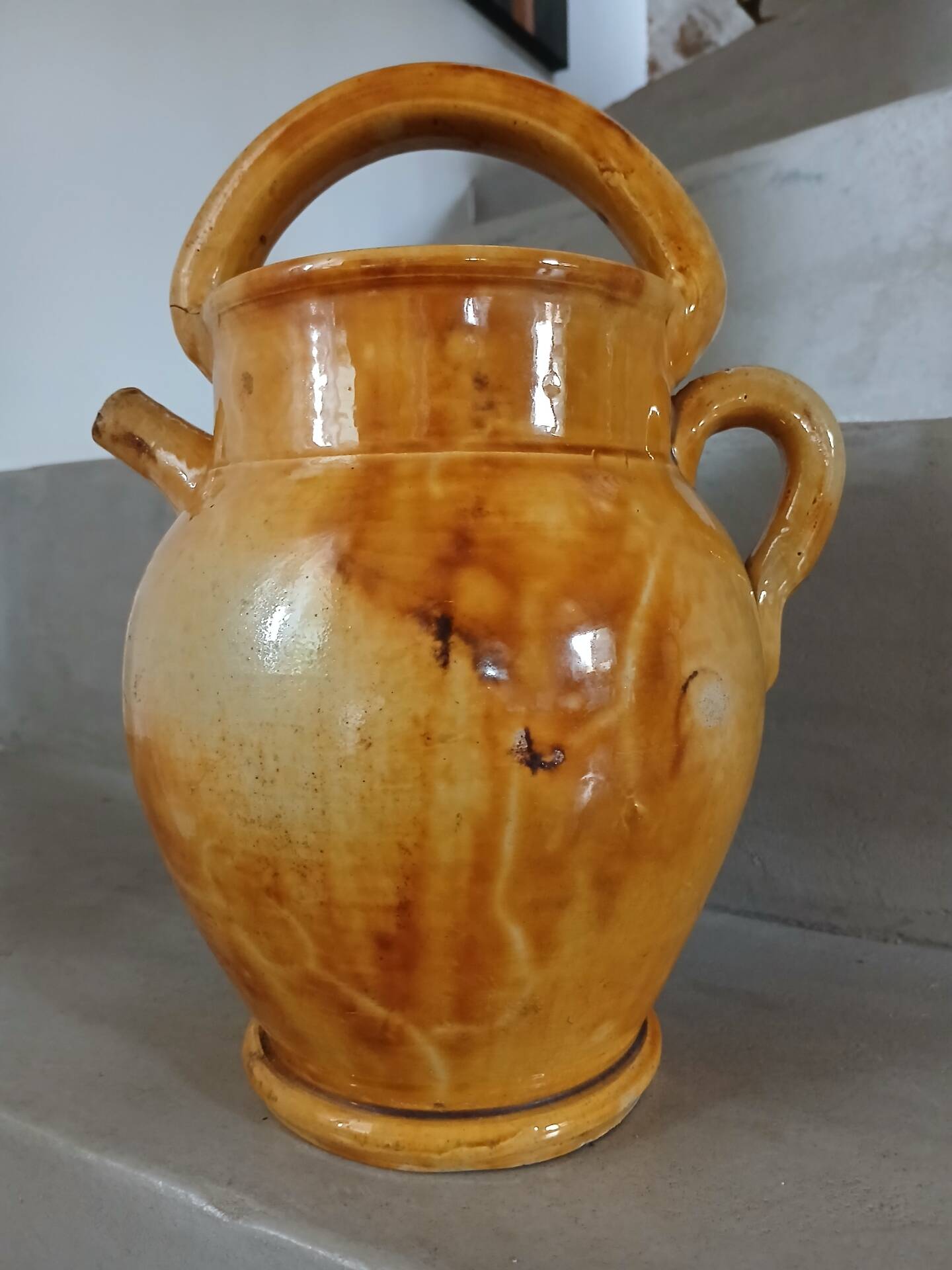 Old Provençal jug from Vallauris