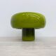 Mid-century design green glass Swedish table lamp, 1970s