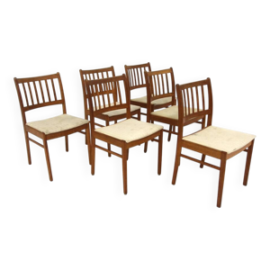 set de 6 chaises scandinave - 1960