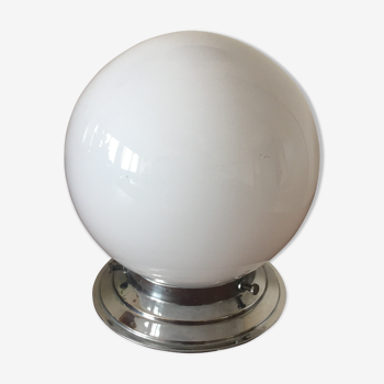 Ceiling lamp ball Opaline vintage
