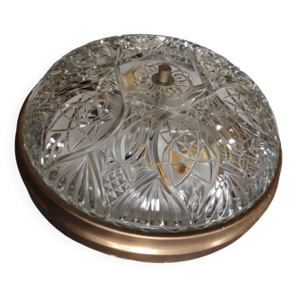 Old ceiling light with 2 large lights