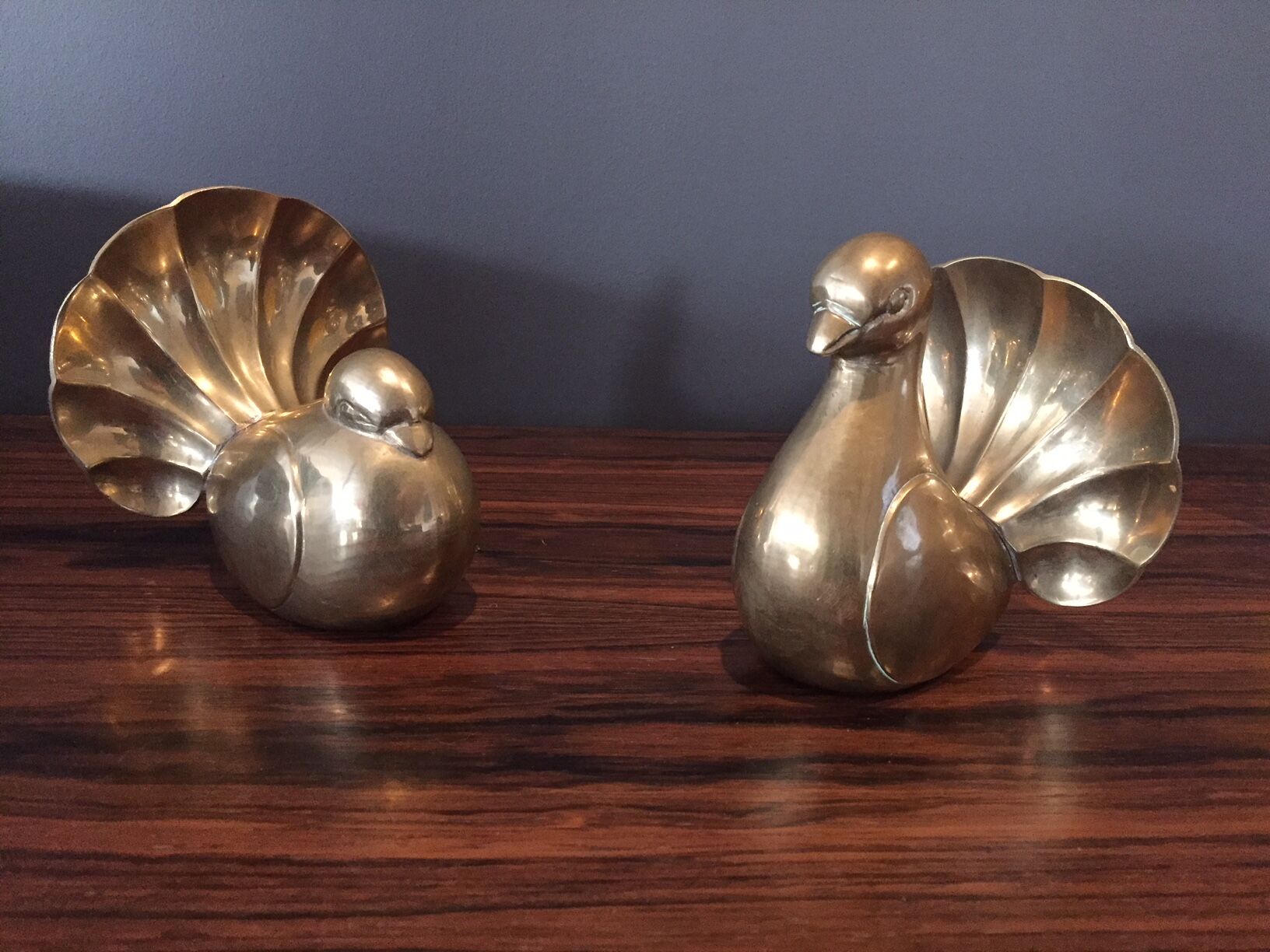 Press paper Peacock brass