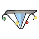 Vintage coat rack with mirror