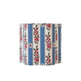 Flower-shaped lampshade Flora "blue overmount"