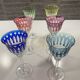 A vendre verres cristal couleur st louis modele tommy