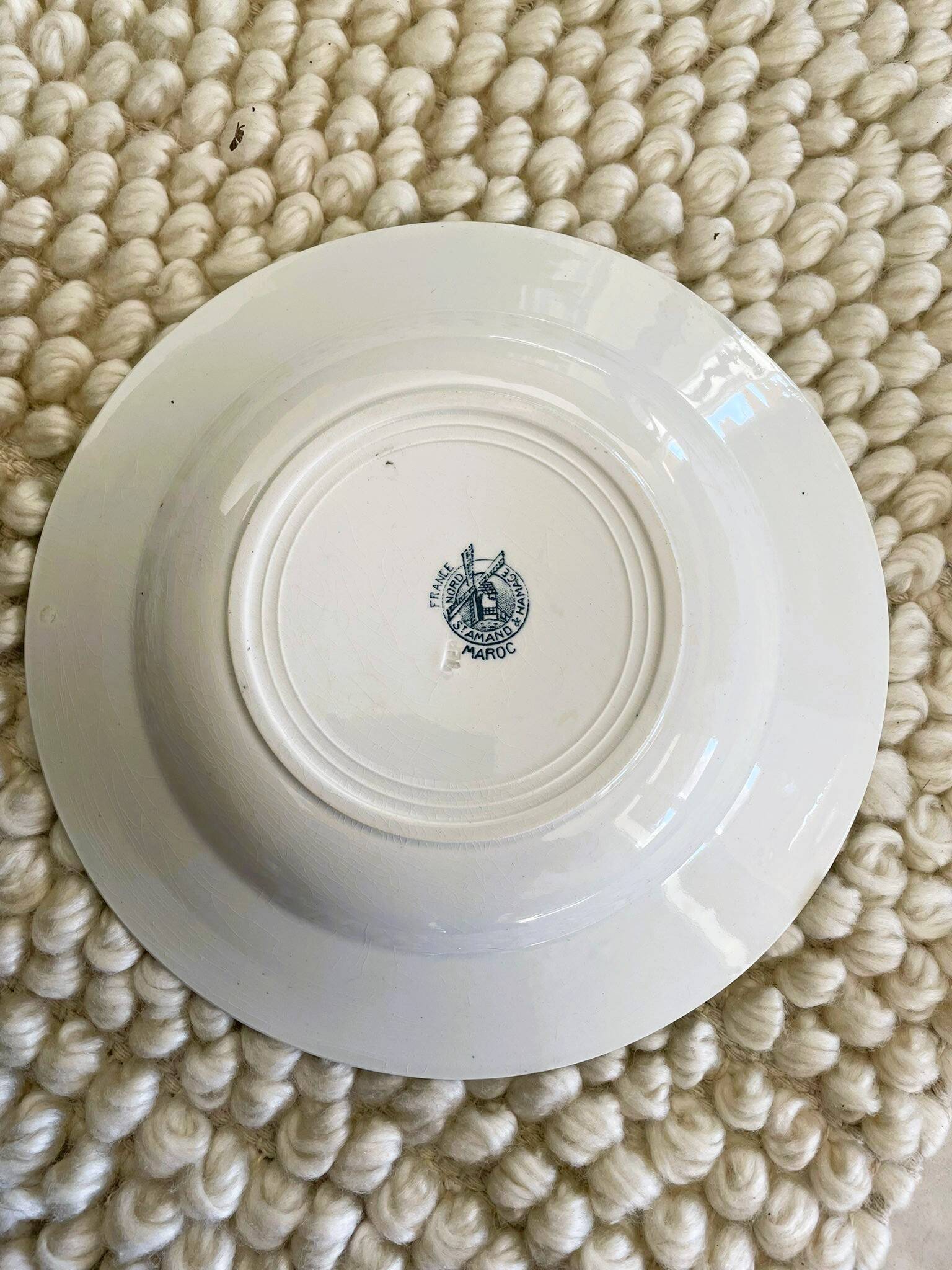 Lot of 6 ironstone plates (Morocco series)