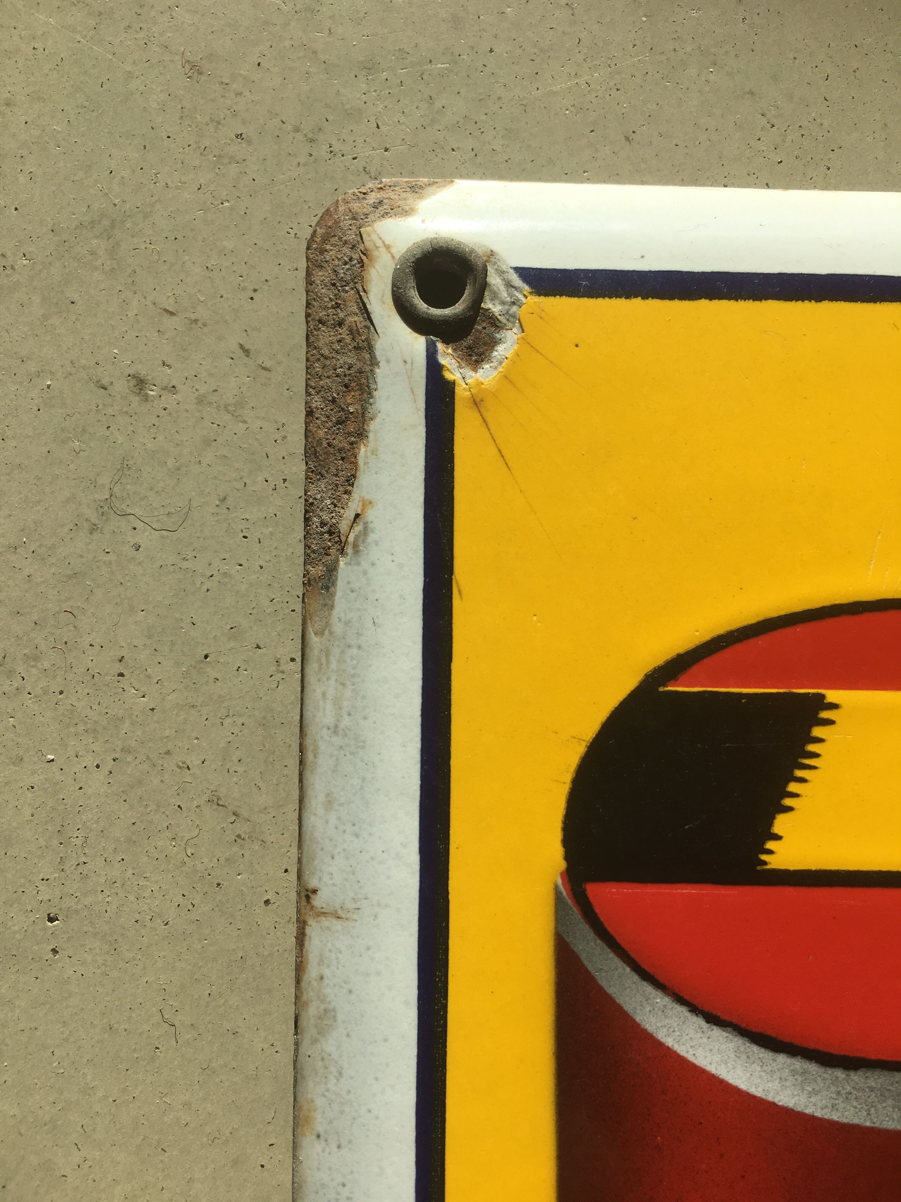 Sign advertising mazda