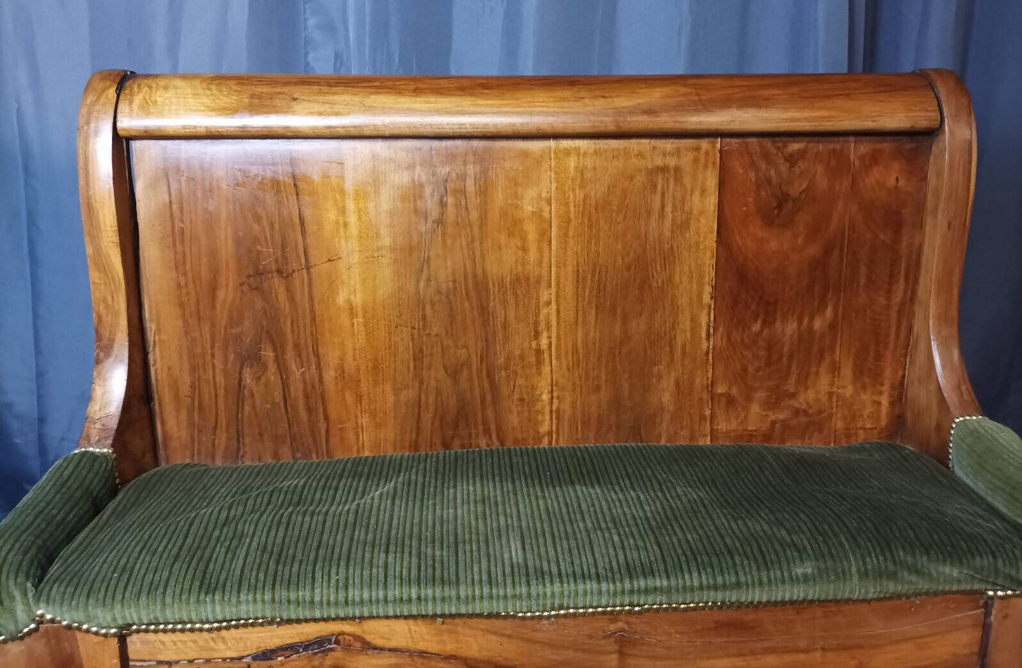Louis Philippe walnut bench