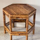 Table basse bambou vintage