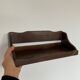 Old wooden shelf